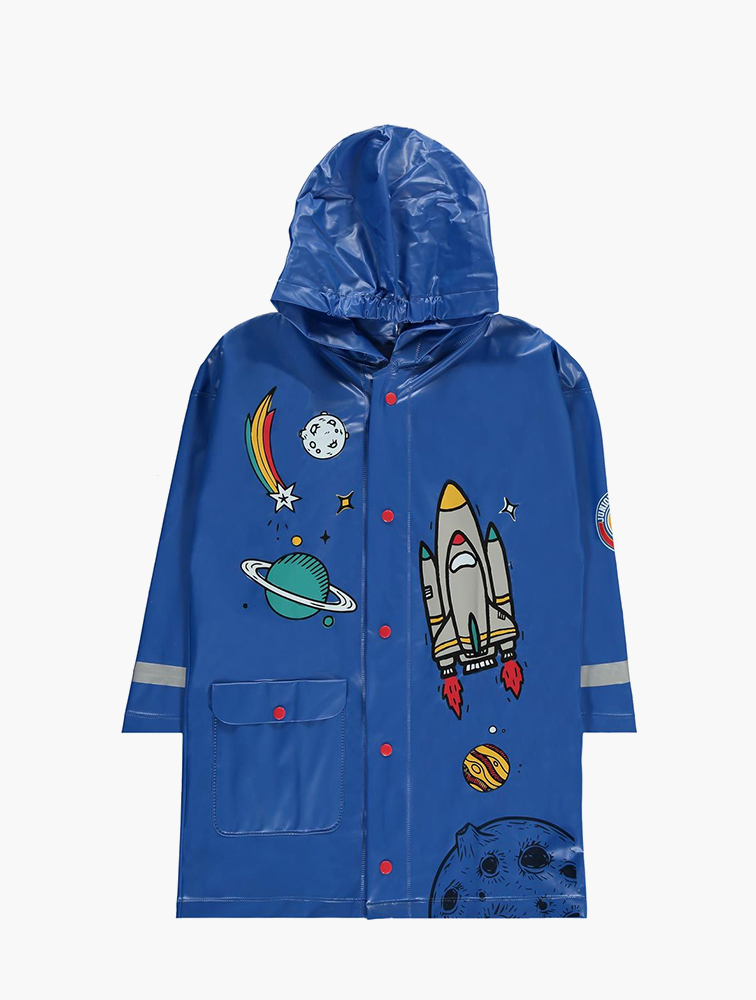MyRunway Shop Woolworths Blue Galaxy Hoodie Raincoat for Kids from MyRunway.co.za